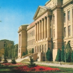Главный корпус НПИ. Улица Просвещения. 1977 год Главный корпус НПИ. Улица Просвещения. 1977 год